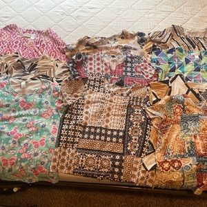 Alfred Dunner Short sleeve tops size 1x lot of 10